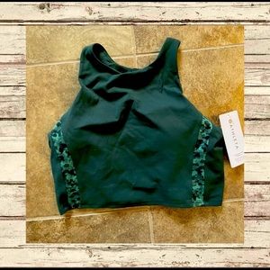 ATHLETA Conscious Crop Serene Seaweed snack/ sequoia NWT